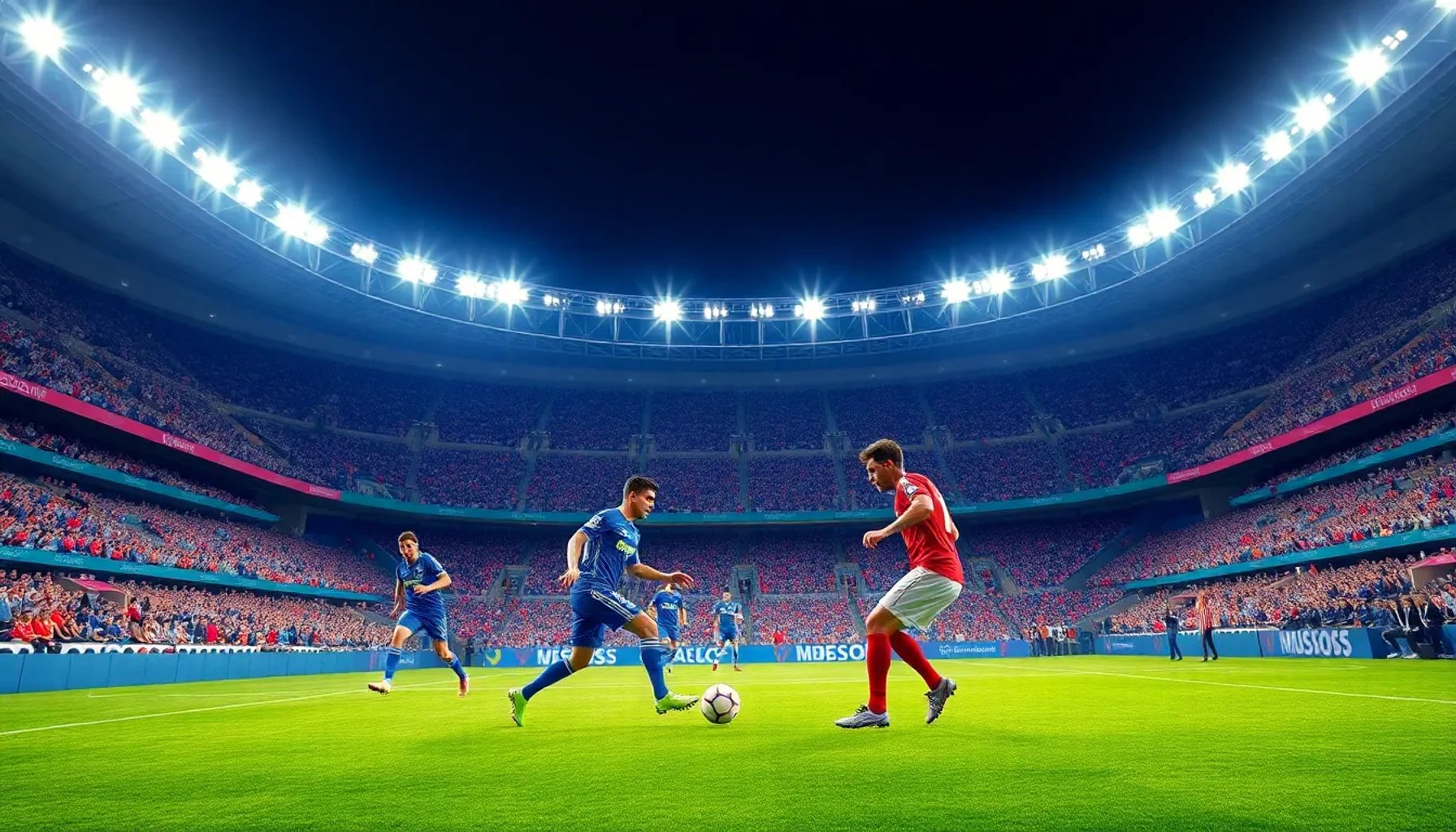 Jugadores de Bosnia y Herzegovina e Italia disputando el balón en el estadio durante el partido del 31 de marzo de 2026