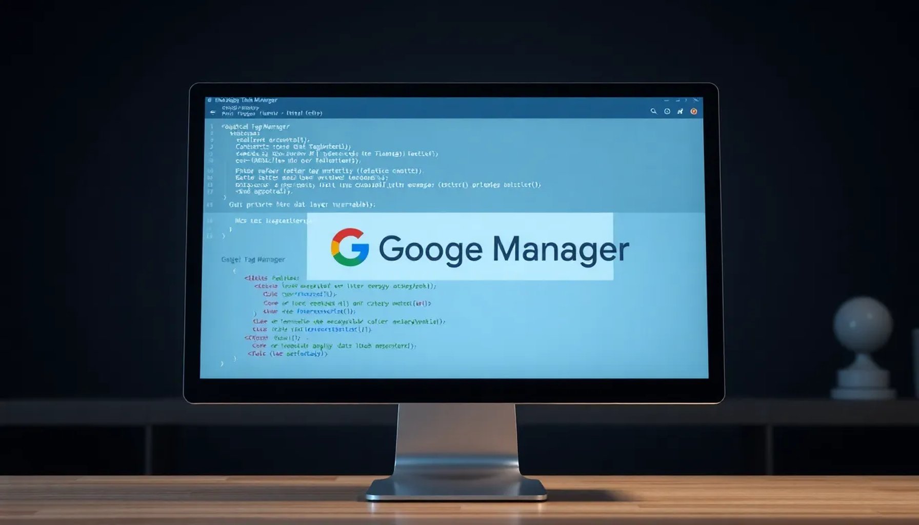 Representación visual de códigos de seguimiento y datos digitales en una pantalla de ordenador