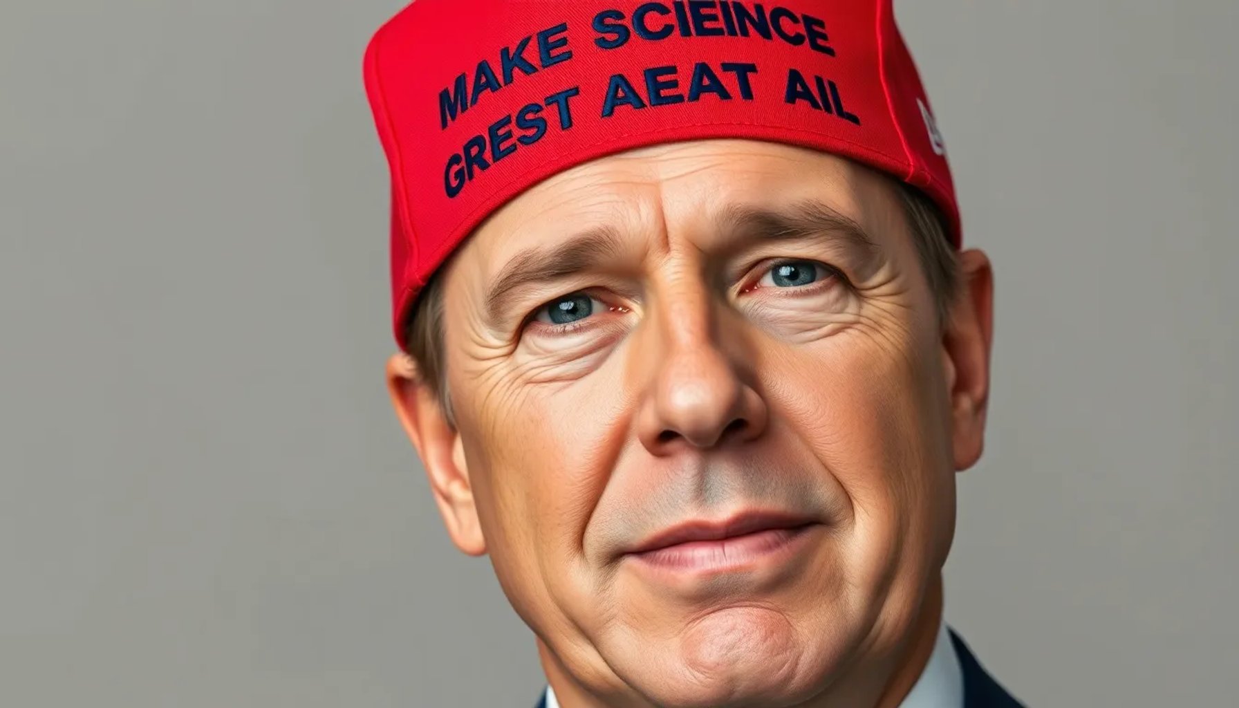 Pedro Sánchez lleva una gorra roja con la frase 'Make Science Great Again' mientras habla a la cámara