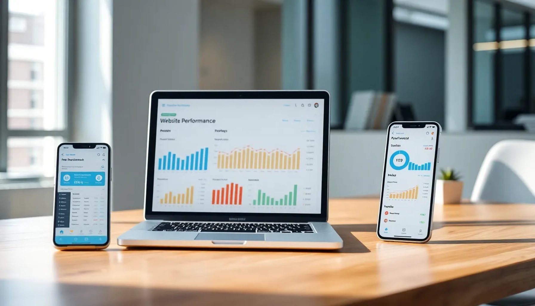 Pantalla de ordenador y móvil mostrando la mejora de velocidad de carga tras instalar Rocket LazyLoad 2.0.5