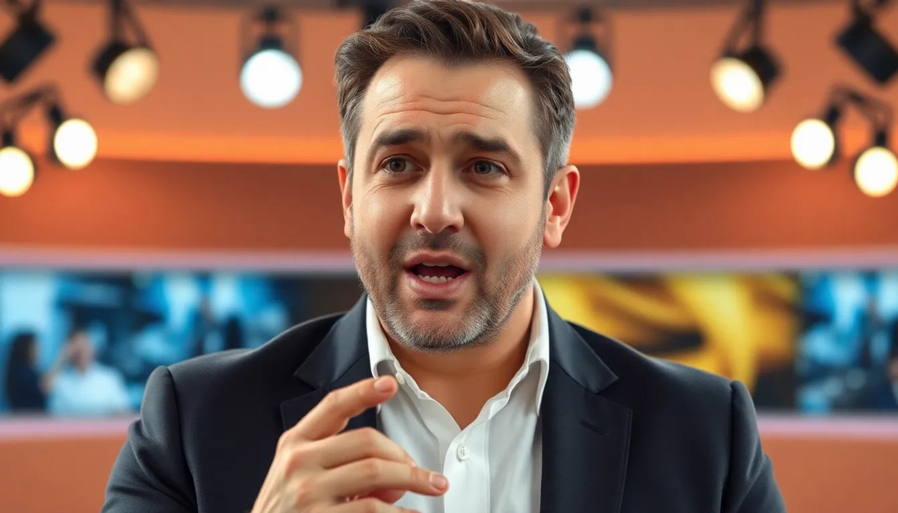 Rodrigo Cuevas en el programa La Revuelta discutiendo el patriotismo y la fiscalidad