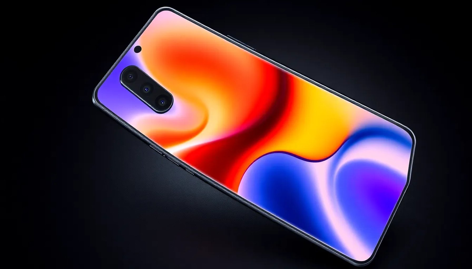 Vivo X300 Ultra con pantalla 2K y cámara de 200 MP sobre fondo negro elegante