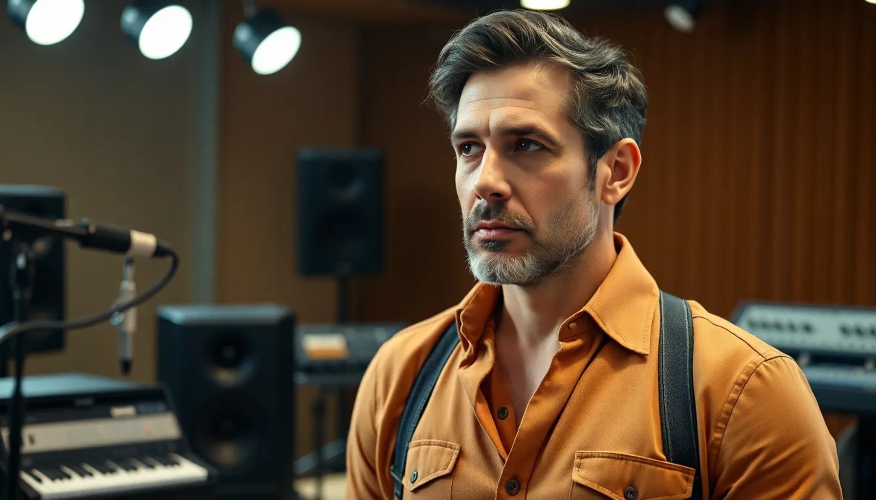 Cantante Francisco González en un momento de su carrera musical