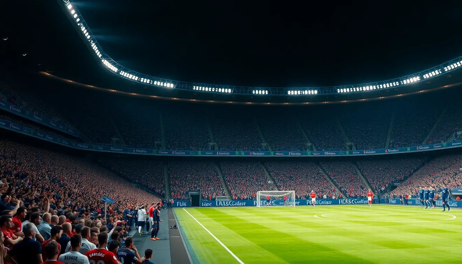 Bayern Munich y Paris Saint‑Germain se preparan para el partido de Champions League bajo luces del estadio
