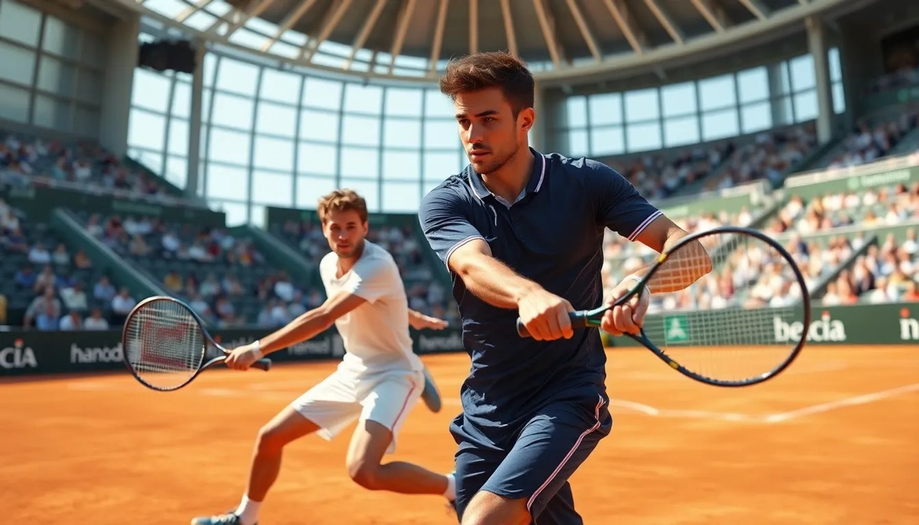Ben Shelton y Thiago Agustín Tirante compiten en la pista de arcilla del US Men’s Clay Court Championships