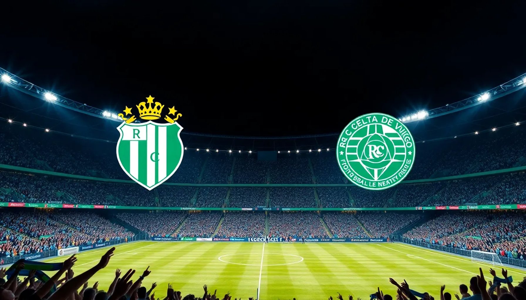 Jugadores del Betis y del Celta preparándose para los octavos de Europa League en sus respectivos estadios