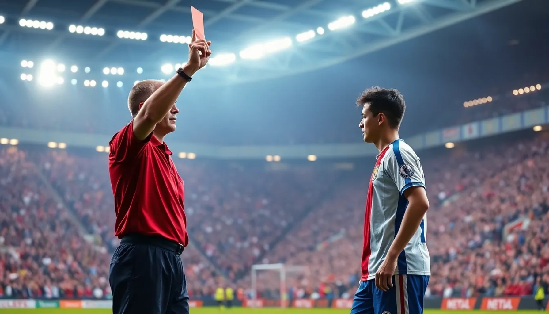 Edson Camavinga recibe tarjeta roja durante el partido de Champions League entre Bayern y Real Madrid