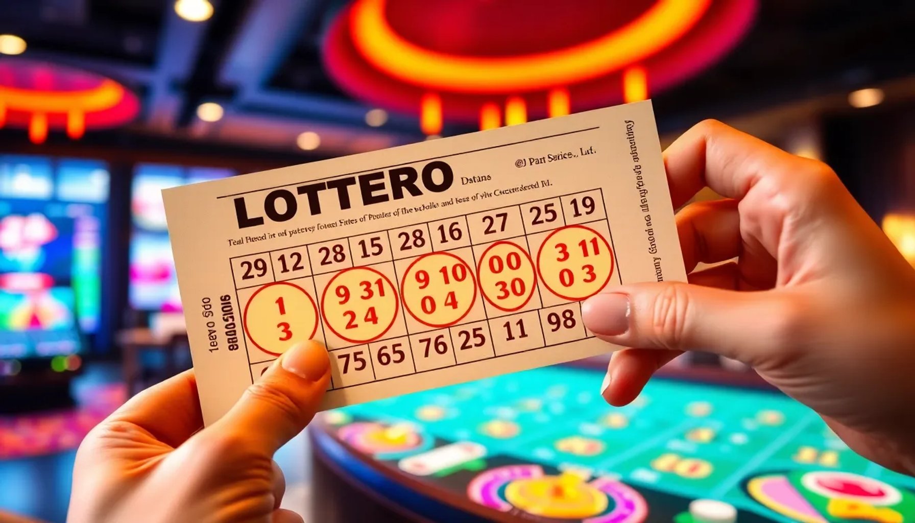 Números premiados del Euromillones del sorteo de hoy mostrados en pantalla de resultados