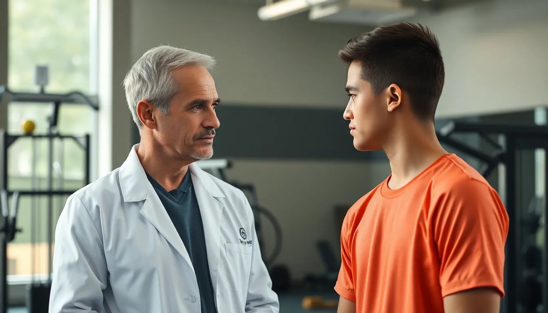 Juanjo López, médico de Carlos Alcaraz, habla sobre los beneficios del ejercicio contra el estrés crónico en un gimnasio iluminado