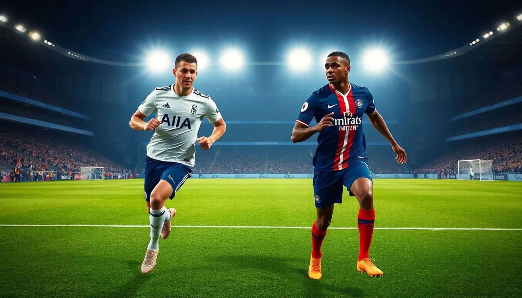 Harry Kane y Kylian Mbappé compitiendo por el título de máximo goleador en la Champions League 2025/26