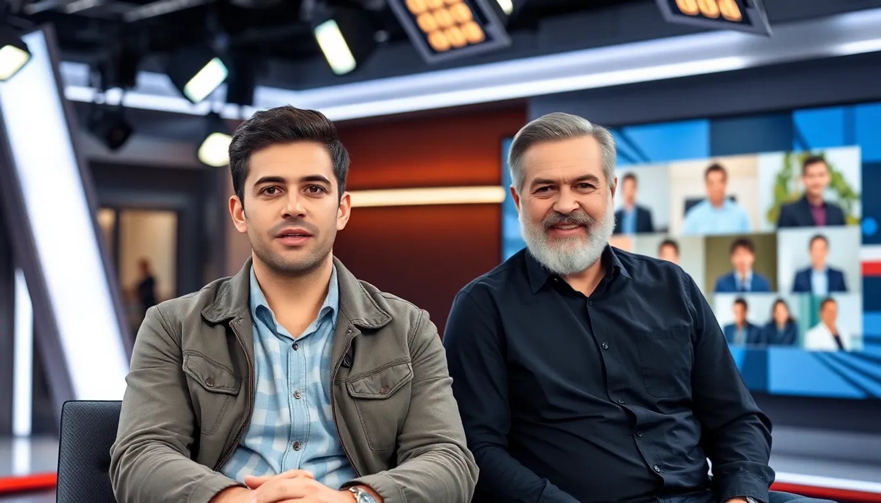 Marc Giró y Gran Wyoming conversando en pantalla durante una videollamada en El Intermedio