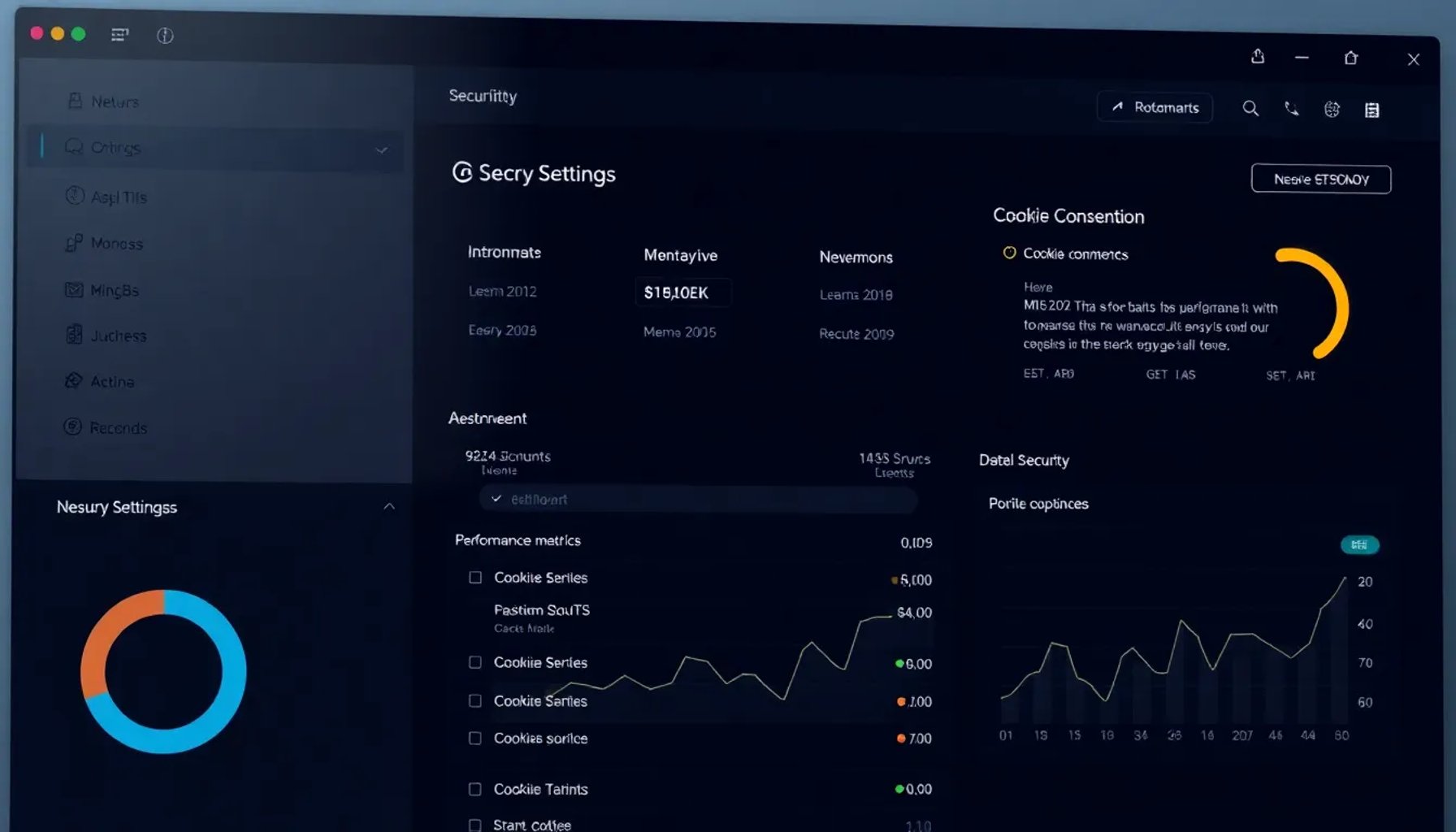 Captura de pantalla del nuevo panel de control de seguridad y rendimiento de MSN