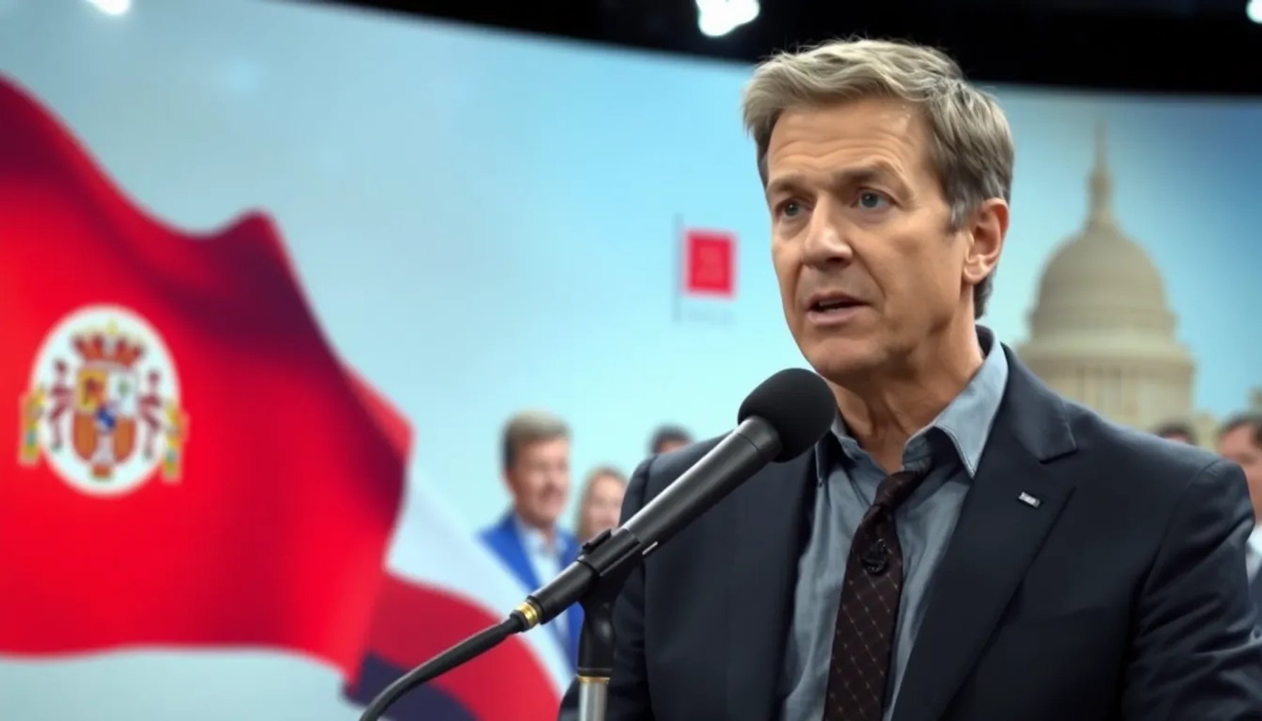 Pedro Ruiz hablando frente a cámara mientras comenta el caso judicial de Begoña Gómez, esposa del presidente Pedro Sánchez