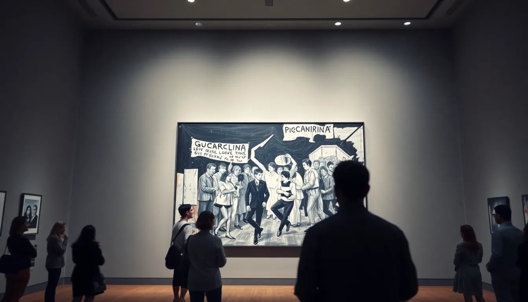 Pintura Guernica de Pablo Picasso expuesta en el Museo Reina Sofía de Madrid