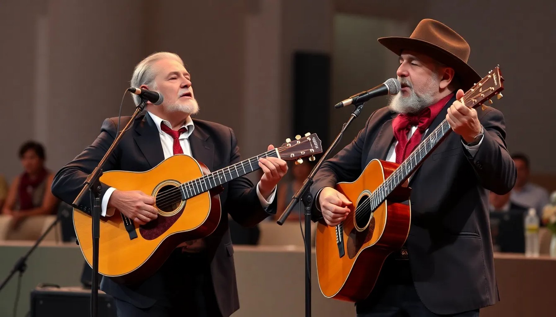 Aldama y Koldo cantan