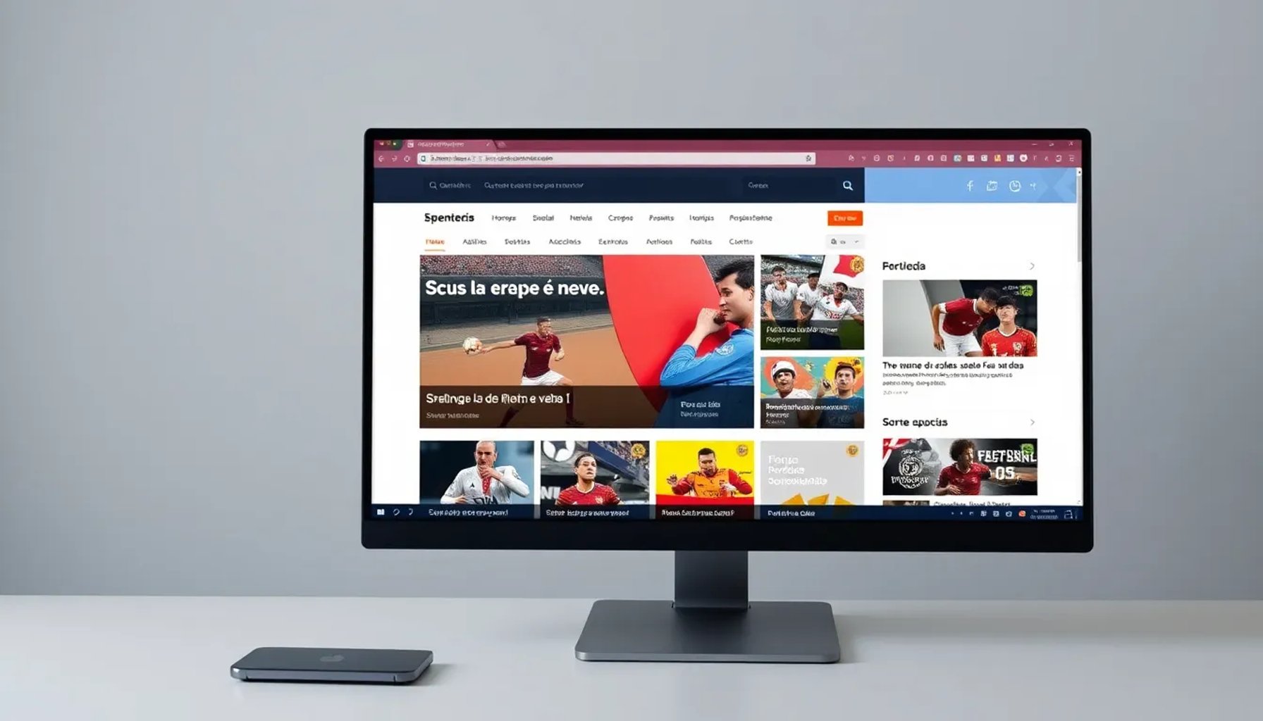 Captura de pantalla del sitio web as.com mostrando su diseño moderno y secciones deportivas