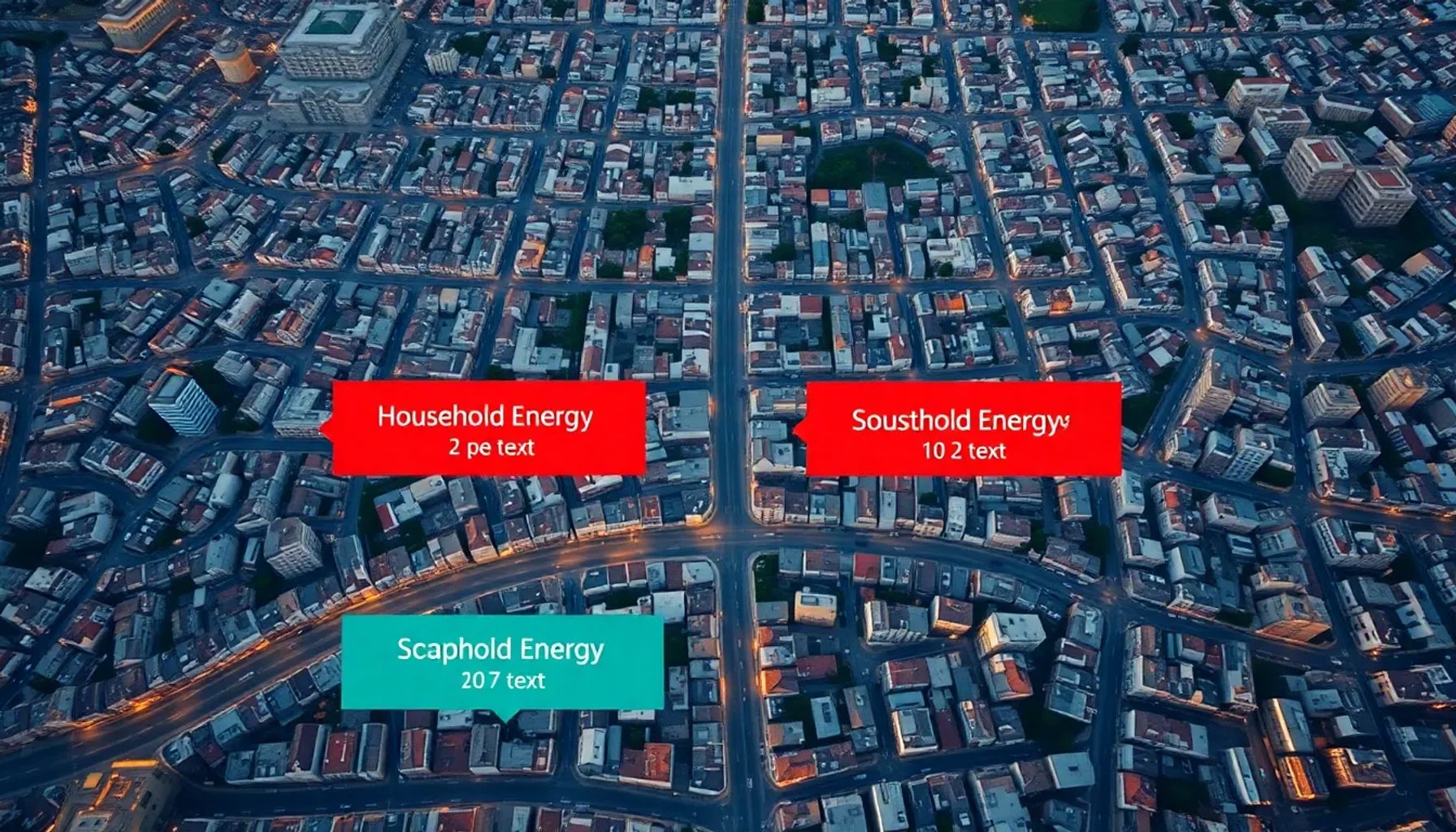 Mapa interactivo de calles de España que muestra el gasto energético medio por hogar en cada vía