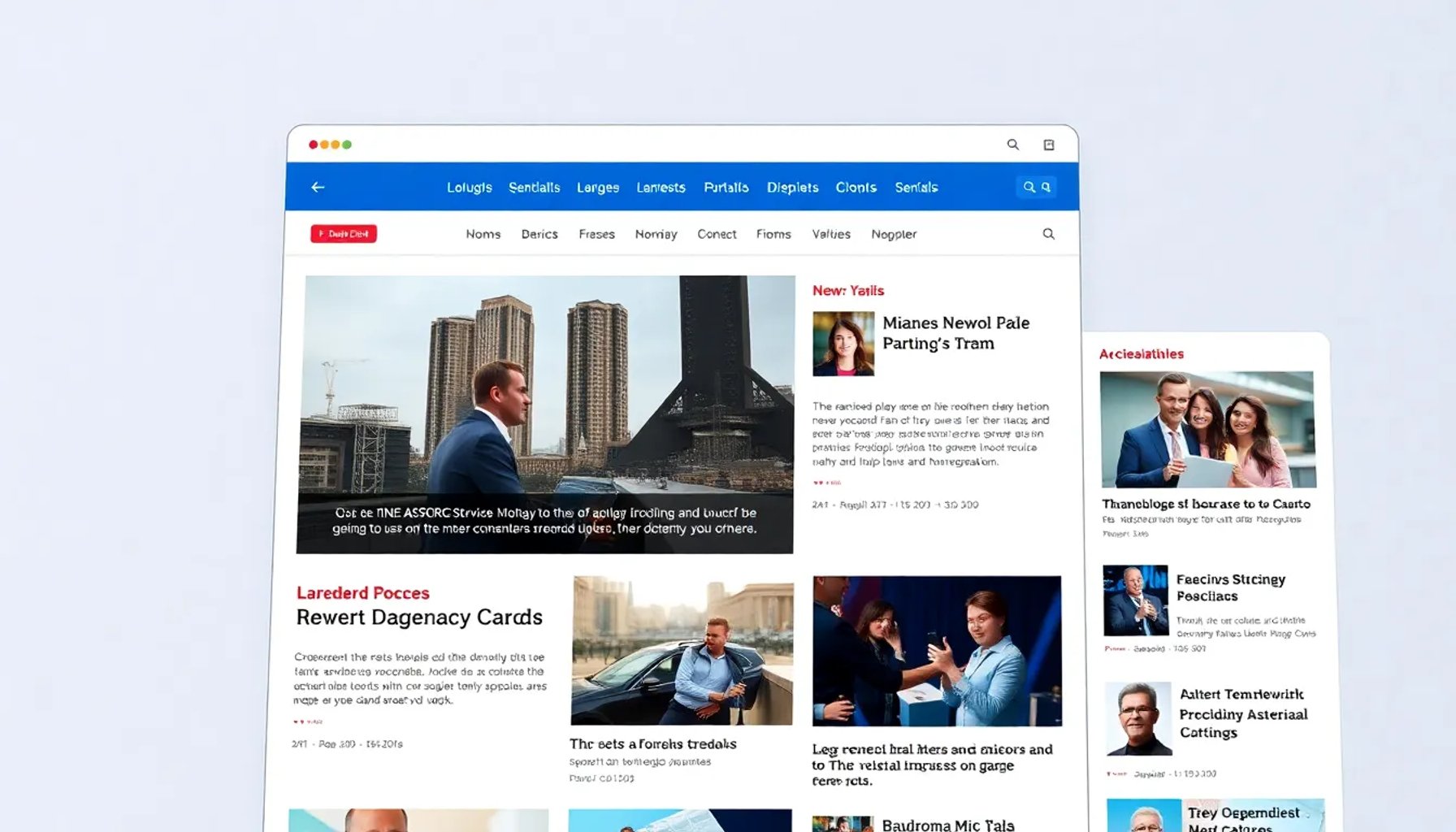 Captura de pantalla del nuevo diseño del portal de El País, con barra de navegación y contenido multimedia