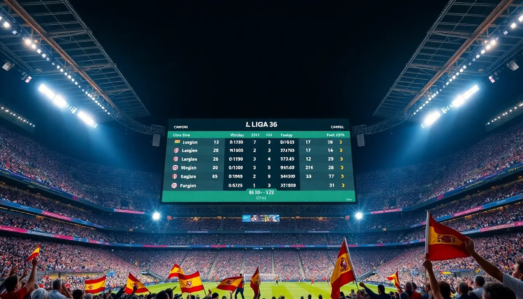 Calendario y resultados de la 36ª jornada de La Liga española
