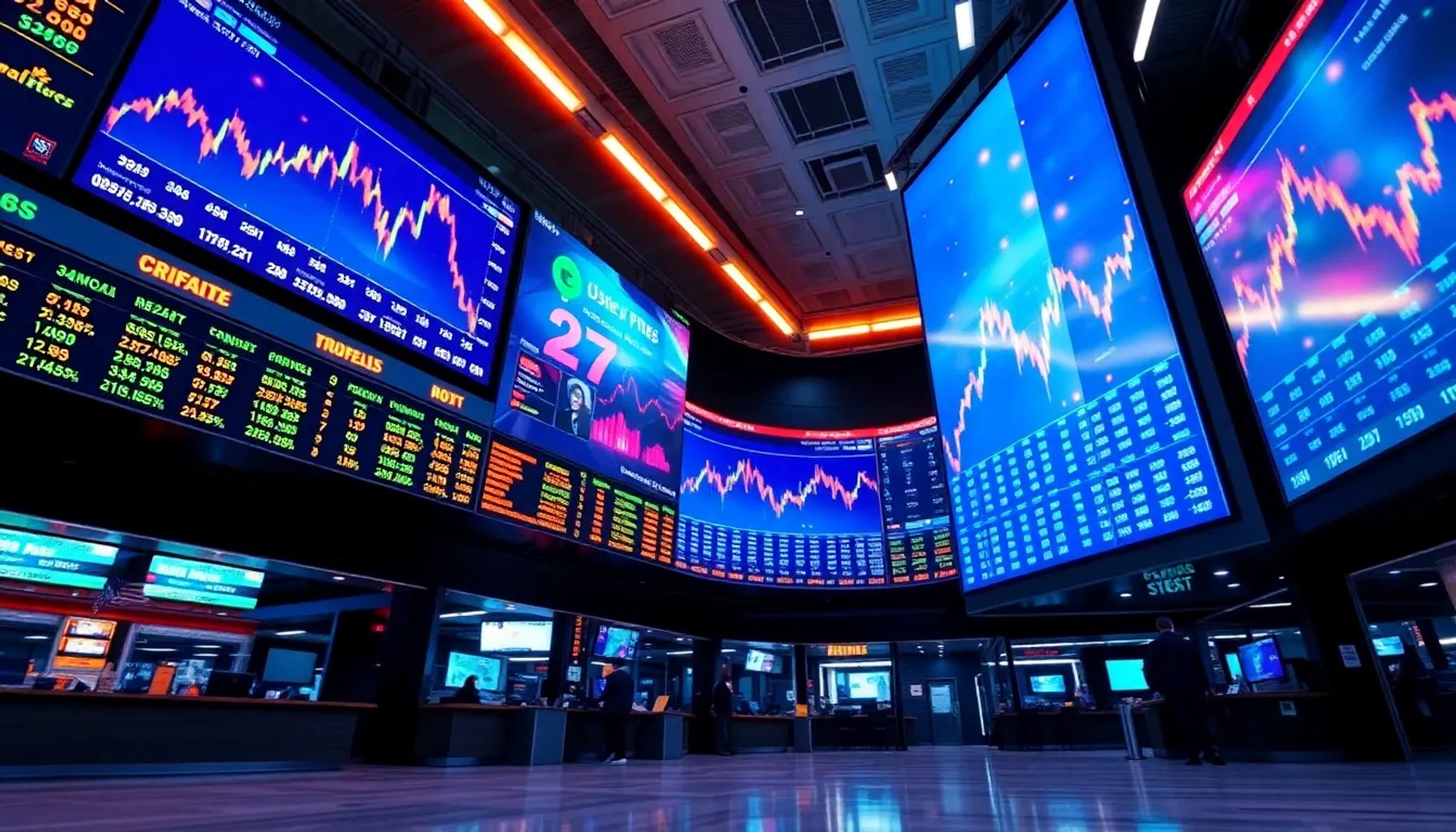 Gráfico ascendente de una acción del Mercado Continuo con fondo de bolsa de valores