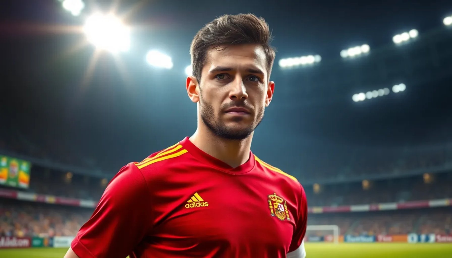 Borja Iglesias celebrando un gol con la camiseta de la selección española