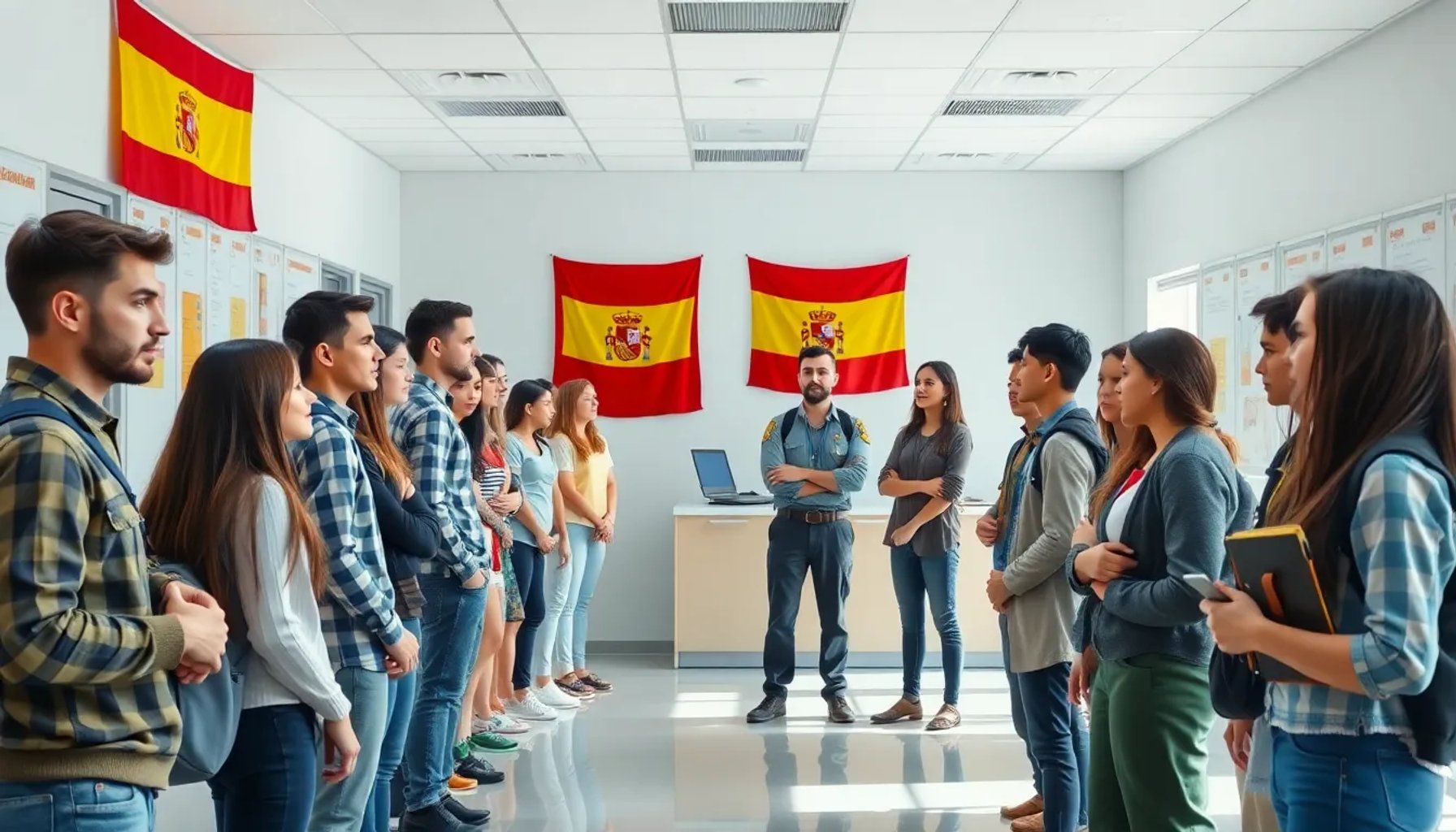 Soldado español en uniforme de tropa frente a la bandera nacional, simbolizando la nueva convocatoria de 4.523 plazas