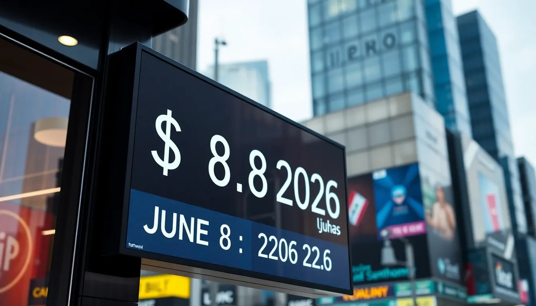 Pantalla de cotización del dólar en soles peruanos para el 8 de junio