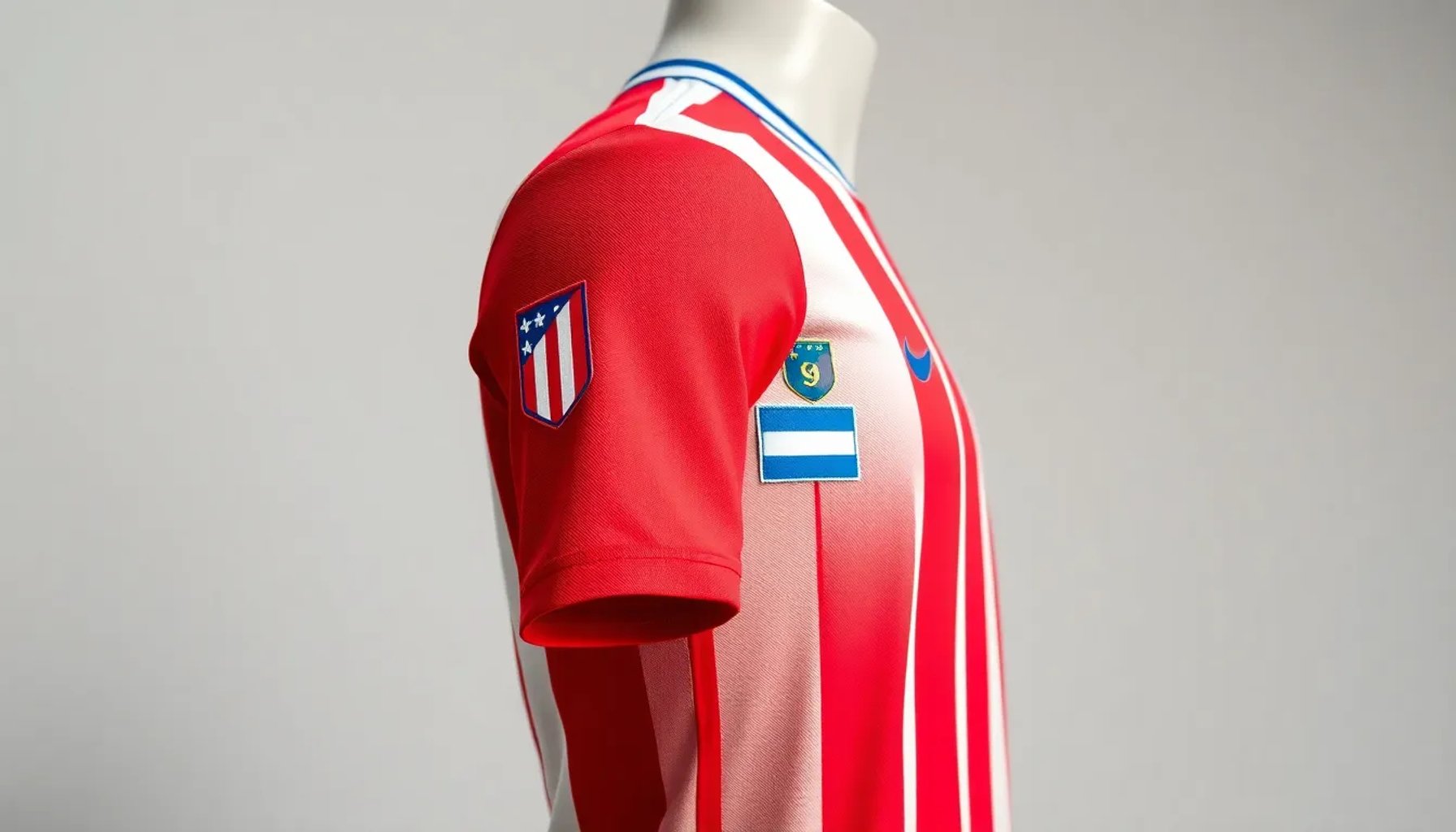 Camiseta del Atlético de Madrid 2026/27 con supuestos detalles que recuerdan a Julián Álvarez