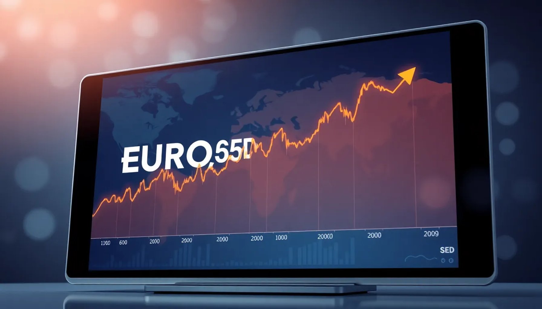 Gráfico que muestra la evolución del tipo de cambio euro-dólar al 4 de junio de 2026
