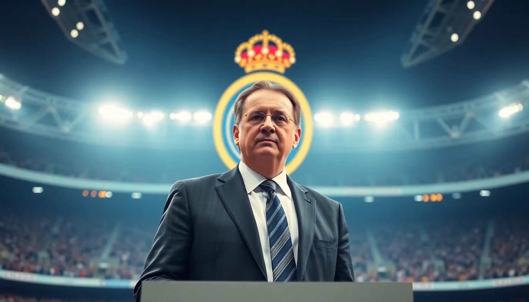 Florentino Pérez celebra su victoria en la asamblea del Real Madrid