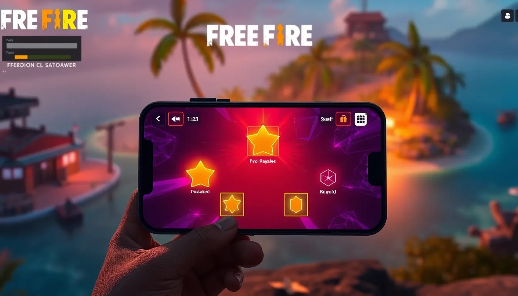 Imagen hero de Free Fire mostrando recompensas y códigos gratuitos del 22 de junio 2026