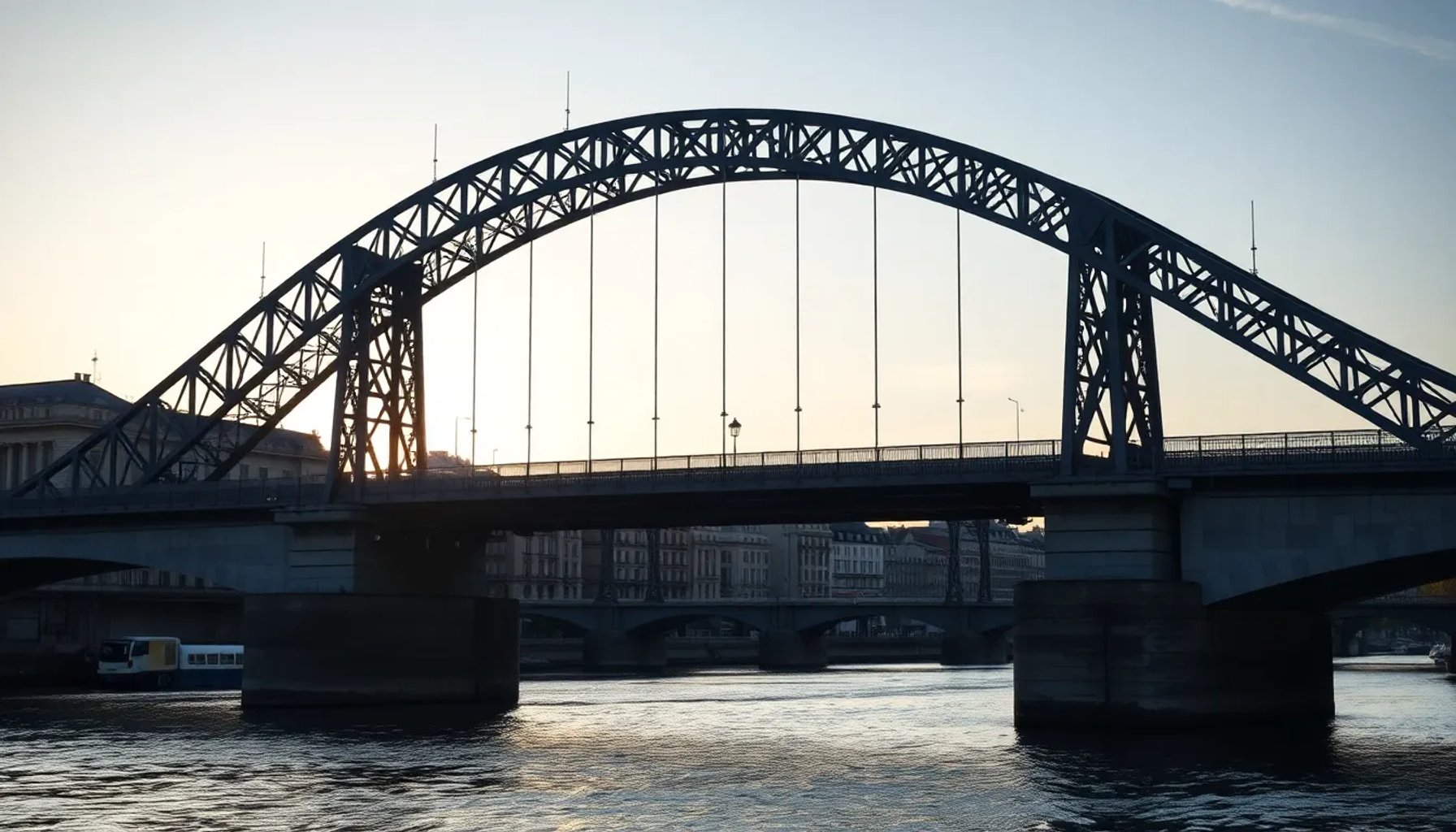 Imagen del emblemático puente de acero de Madrid, símbolo de la ingeniería del siglo XX