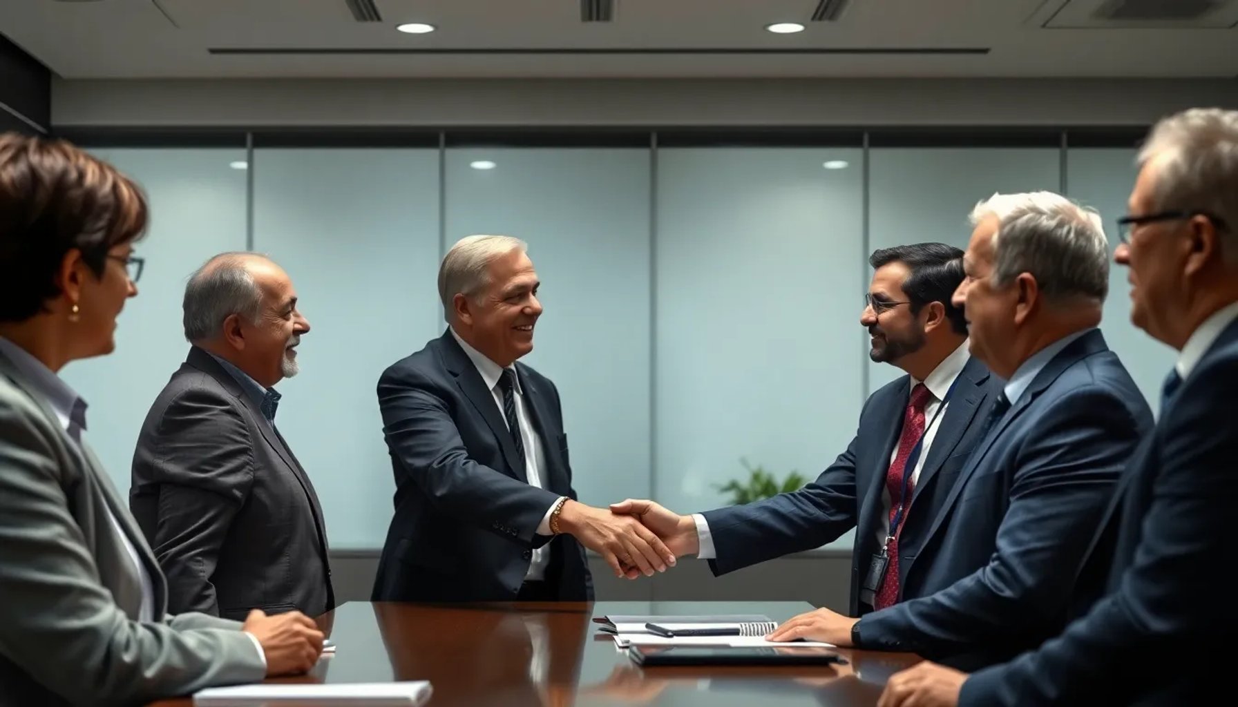 Imagen ilustrativa de una reunión entre ex dirigentes socialistas y miembros del gobierno actual