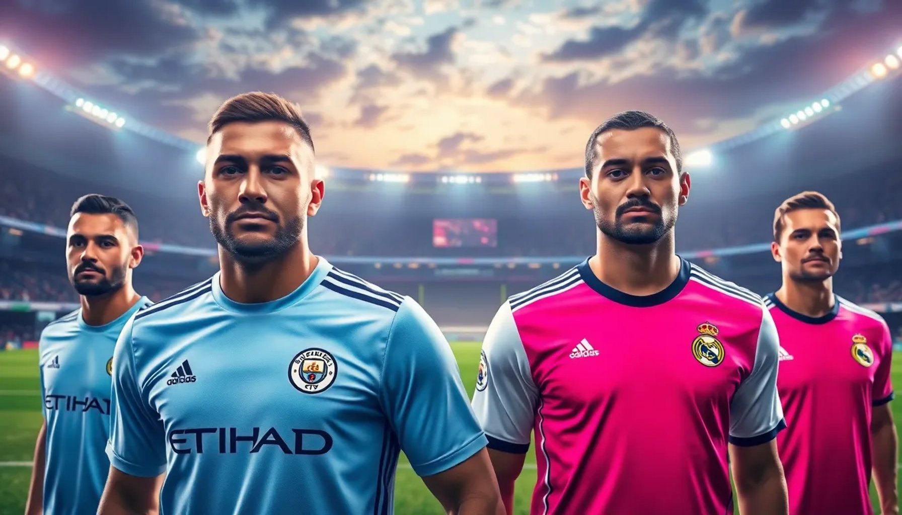 Manchester City y Real Madrid representados en la Copa del Mundo 2026, con jugadores en acción