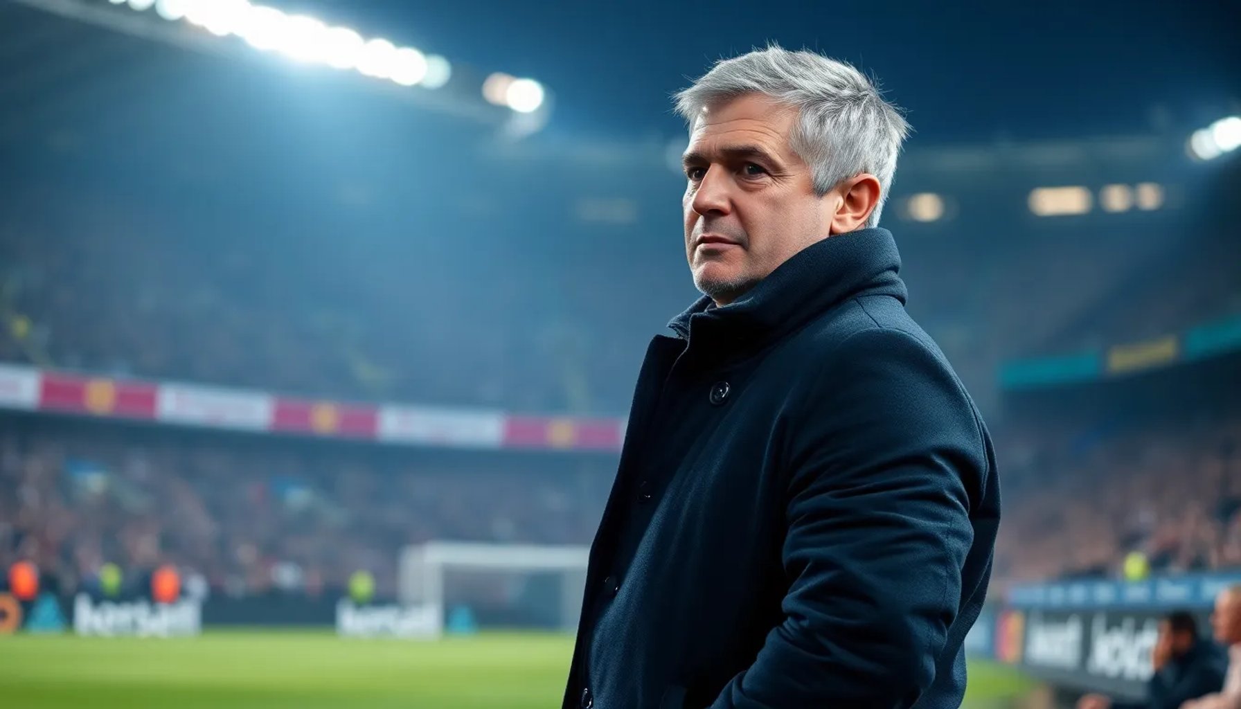 José Mourinho observando el terreno de juego desde la banda, con expresión concentrada y gafas de sol