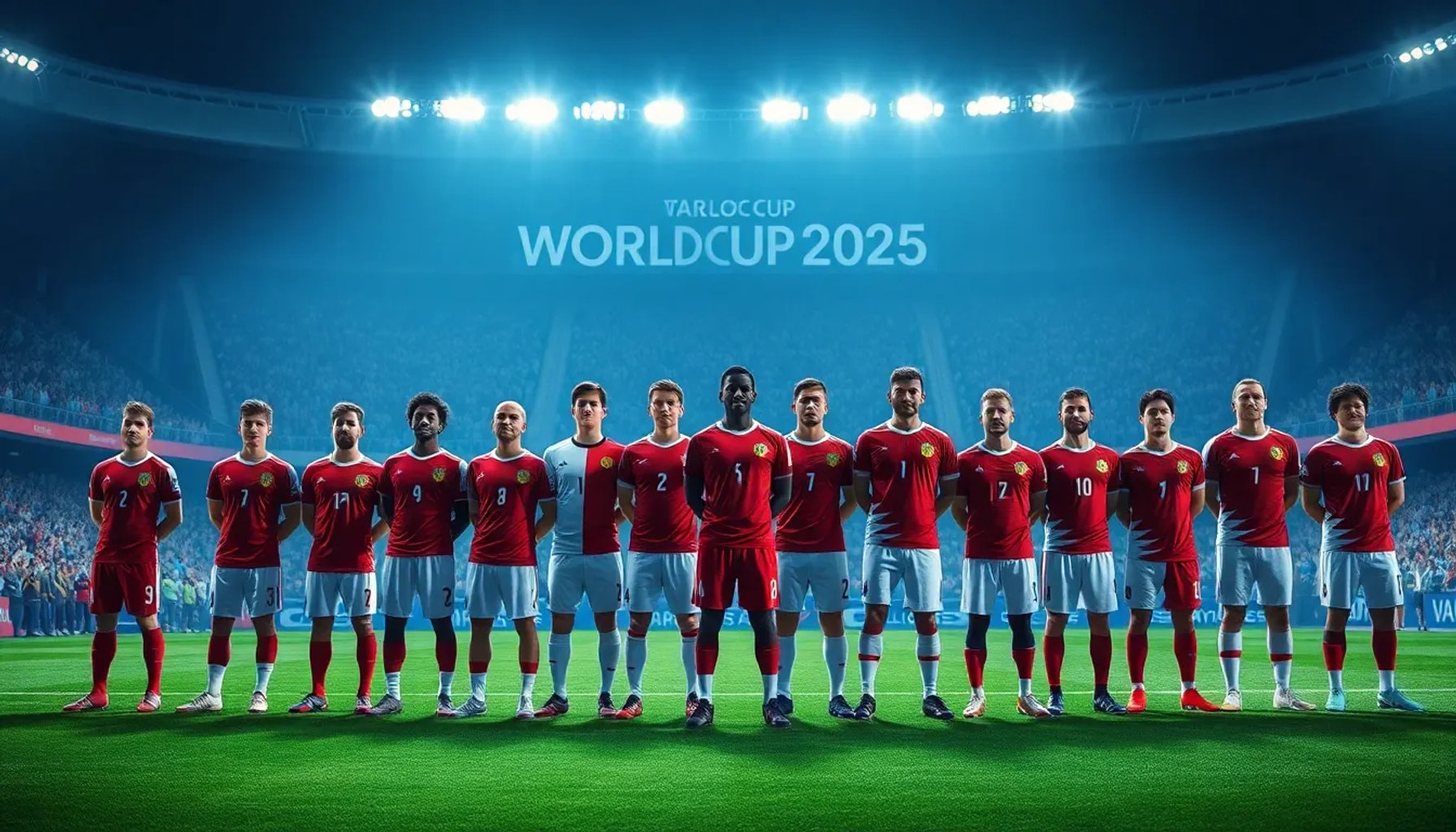 Selección de Panamá celebrando antes del partido contra Croacia en el Mundial 2026