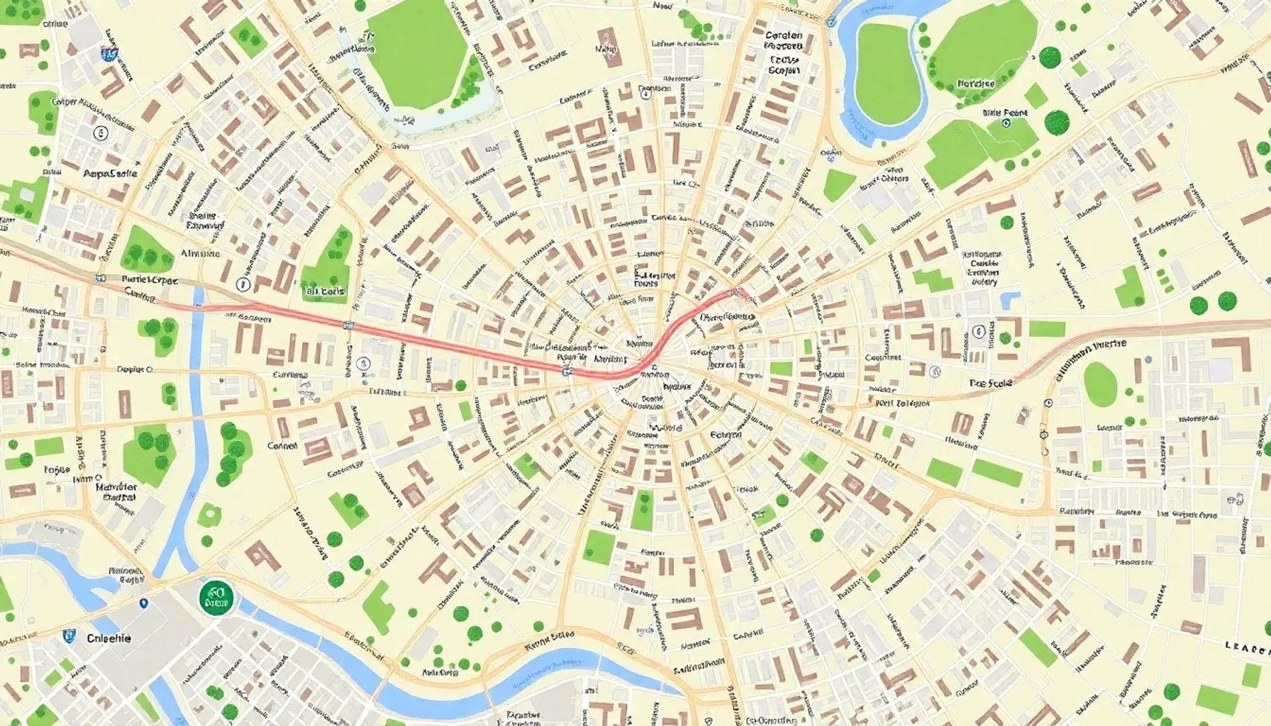 Mapa de Madrid mostrando áreas sin cobertura del modelo de la ciudad de 15 minutos
