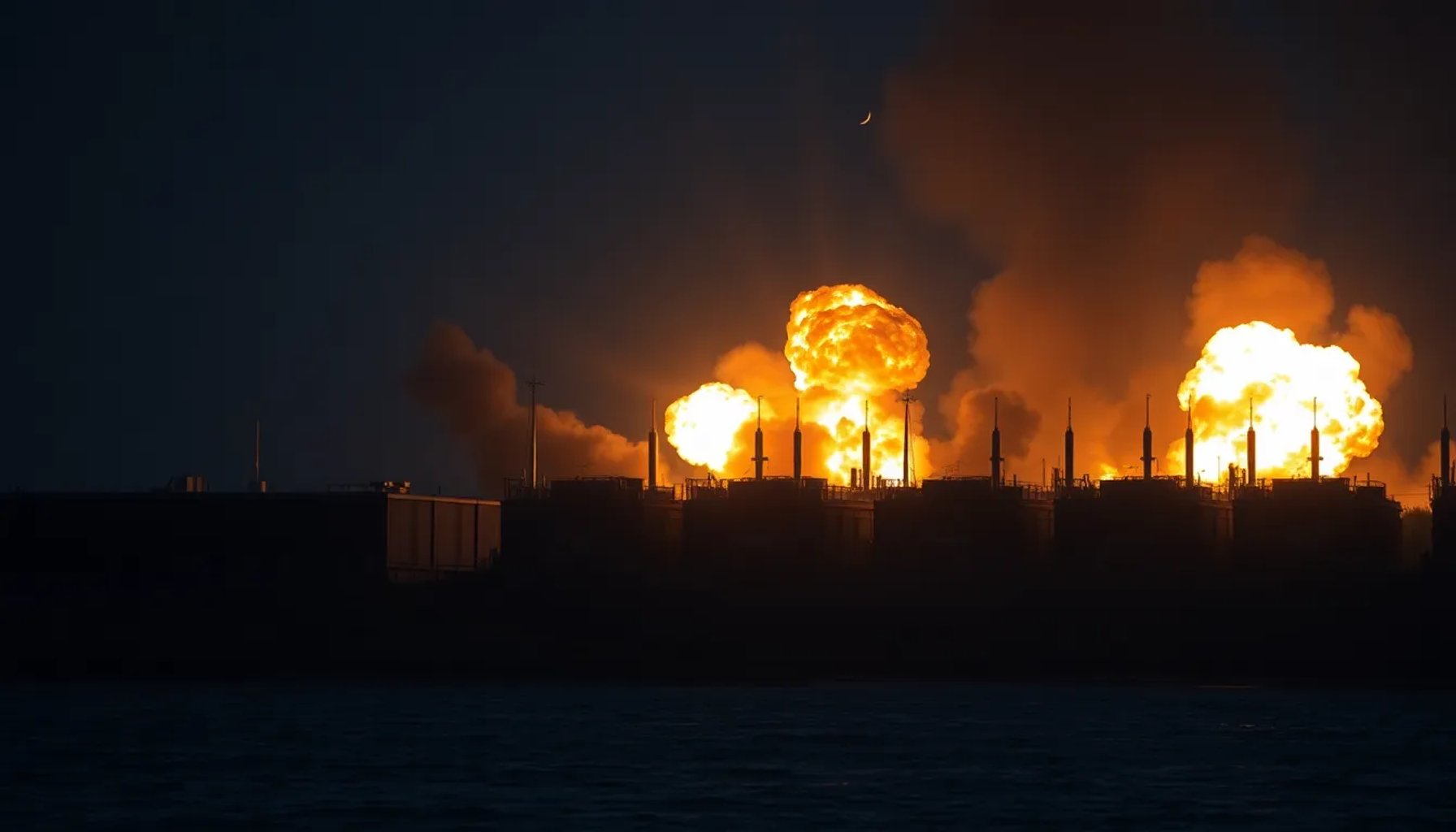 Explosión en el arsenal de la Flota del Báltico rusa cerca de San Petersburgo, tras ataques ucranianos